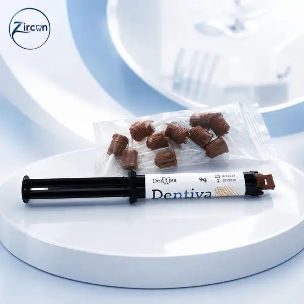 كومبوزيت بناء و الصاق وتد فايبر dentiva